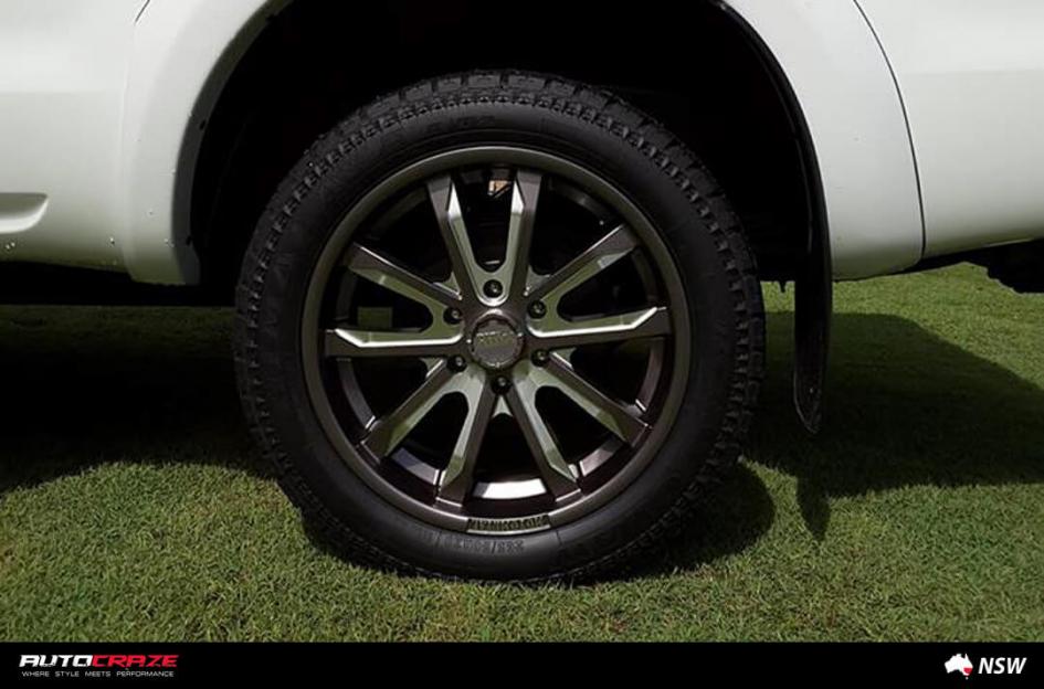 FORD RANGER MO983 SATIN GREY MILLED ACCENTS